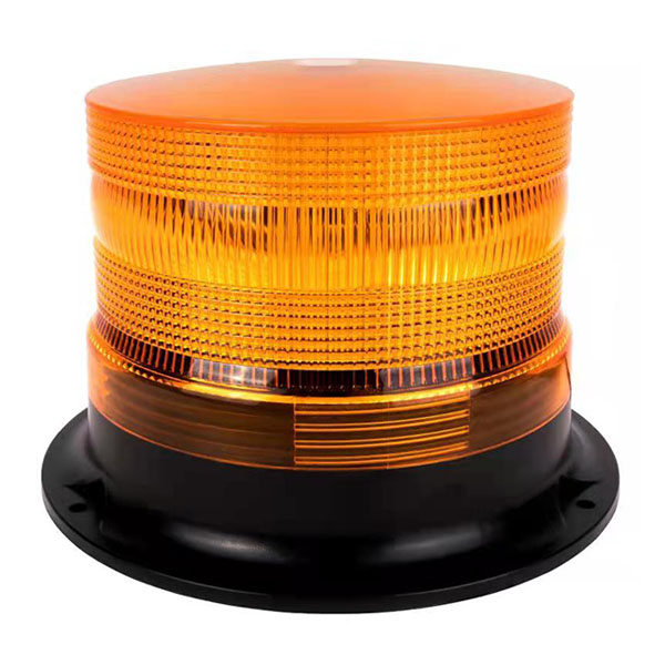 Amber Lens and Black Base of 60 LED Warning Light